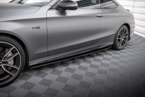 Mercedes AMG C43 Coupe C205 Facelift 2018-2022 Street Pro Sidokjolar / Sidoextensions Maxton Design
